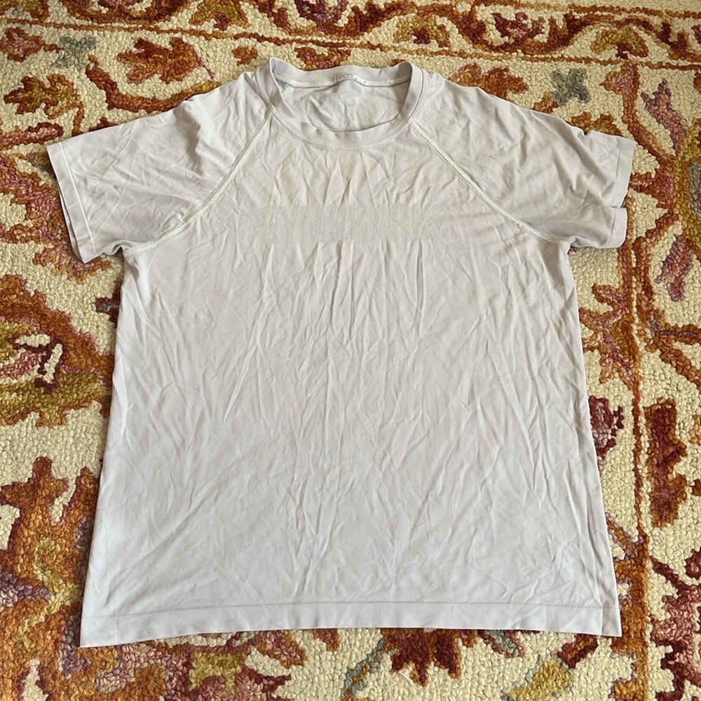 4/$25 SALE White Dri Fit Short Sleeve Gymshark Workout Tee